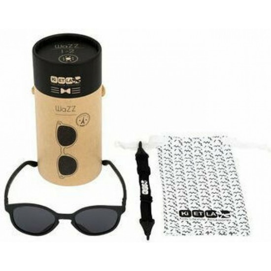 KiETLA Wazz 2-4 Ετών Παιδικά Γυαλιά Ηλίου Black WA3SUNBLACK