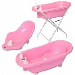 Lorelli Μπανιέρα Μωρού με Βάση Pink 10130820003