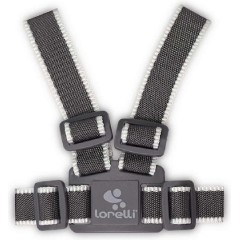 Lorelli Safety Harness με Ιμάντα Στήριξης για 6+ μηνών (10010050001) Γκρι