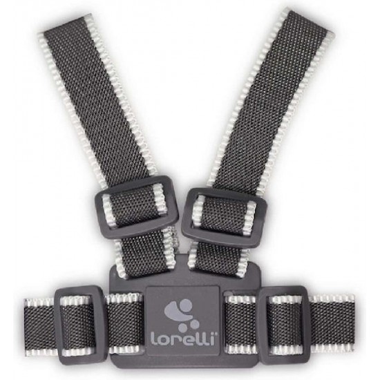 Lorelli Safety Harness με Ιμάντα Στήριξης για 6+ μηνών (10010050001) Γκρι