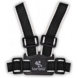 Lorelli Safety Harness με Ιμάντα Στήριξης για 6+ μηνών (10010050002) Μαύρο