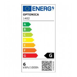 Optonica Λάμπα LED για Ντουί E14 και Σχήμα G45 450lm Dimmable (OPT-1402) Φυσικό Λευκό