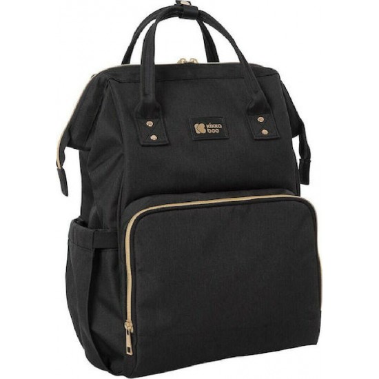 Kikka Boo Τσάντα-Αλλαξιέρα Πλάτης Siena Black - Gold 27x21x42εκ. (31108020020)