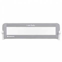 Kikka Boo Προστατευτική μπάρα κρεβατιού I am safe 150cm (31003050010) Γκρι