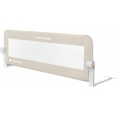 Kikka Boo I am Safe Προστατευτικό Κάγκελο Κρεβατιού από Ύφασμα σε Μπεζ Χρώμα (31003050016)