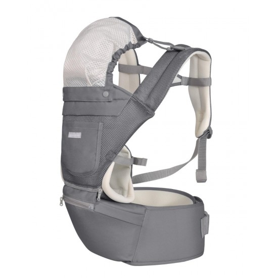 Kikka Boo Κλασικός Μάρσιπος Chloe Mesh Grey με Μέγιστο Βάρος 15kg (31108010071)