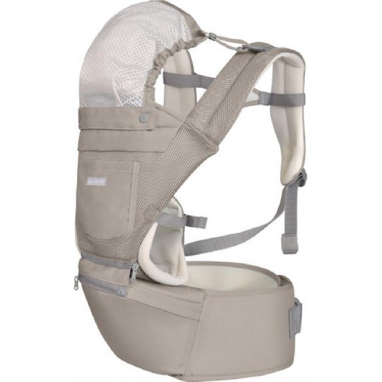 Kikka Boo Κλασικός Μάρσιπος Chloe Mesh Beige με Μέγιστο Βάρος 15kg (31108010072)