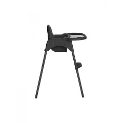 Kikka Boo Jammy Καρεκλάκι Φαγητού 2 in 1 με Ρυθμιζόμενο Ύψος Μαύρο (31004010177)
