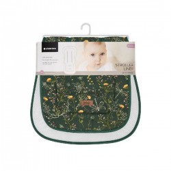 Kikka Boo Αντιιδρωτικό Στρώμα Καροτσιού Secret Garden 42x48x3εκ. Πράσινο (31108040151)
