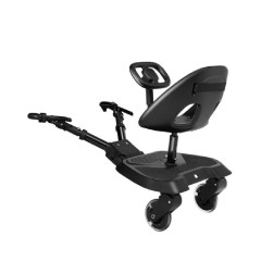 Kikka Boo Πλατφόρμα Καροτσιού Με Κάθισμα Ally XL Μαύρο