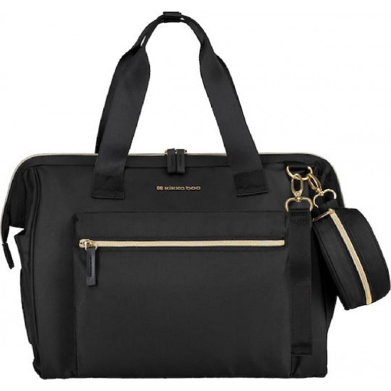 Kikka Boo Τσάντα Μαιευτηρίου Ώμου/Χειρός Maxi Μαύρη 40x27x22εκ. (31108020106)