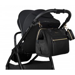 Kikka Boo Τσάντα Μαιευτηρίου Ώμου/Χειρός Maxi Μαύρη 40x27x22εκ. (31108020106)