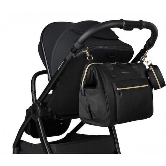 Kikka Boo Τσάντα Μαιευτηρίου Ώμου/Χειρός Maxi Μαύρη 40x27x22εκ. (31108020106)