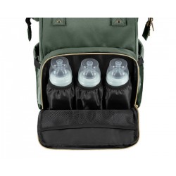 Kikka Boo Τσάντα-Αλλαξιέρα Πλάτης Siena Πράσινη 41x32x41εκ. (31108020115)