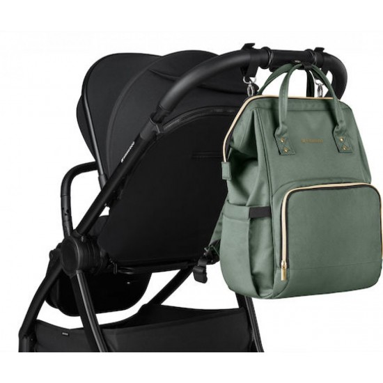 Kikka Boo Τσάντα-Αλλαξιέρα Πλάτης Siena Πράσινη 41x32x41εκ. (31108020115)