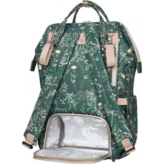 Kikka Boo Τσάντα-Αλλαξιέρα Πλάτης Siena Πράσινη 44.5x35.5x47εκ. (31108020120)