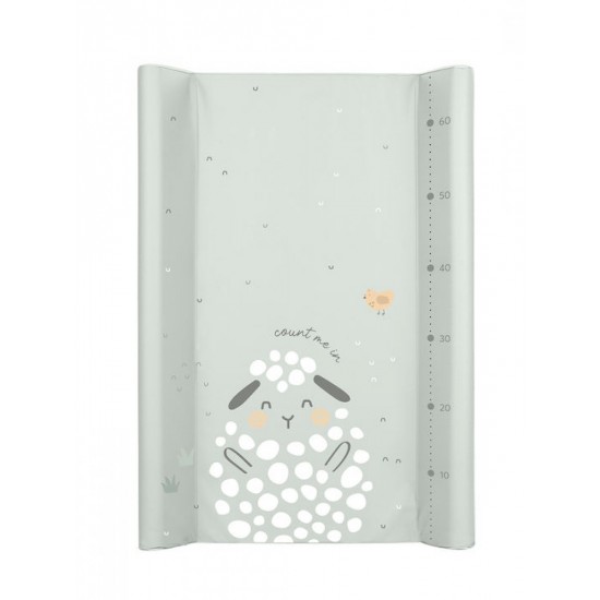 Kikka Boo Σκληρή Αλλαξιέρα με Κάλυμμα Sleepy Sheep από Πλαστικό Sleepy Sheep 50x70cm (31108060108)