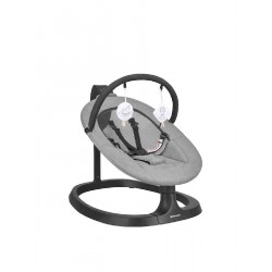 Kikka Boo Ηλεκτρικό Relax Μωρού Κούνια Zazu με Μουσική και Δόνηση Grey για Παιδί έως 9kg (31005010096)