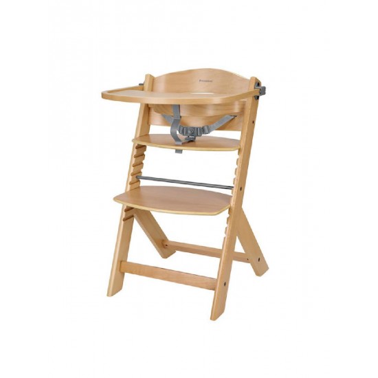 Kikka Boo Nordy Καρεκλάκι Φαγητού 2 in 1 με Ρυθμιζόμενο Ύψος Wood (31004010188)