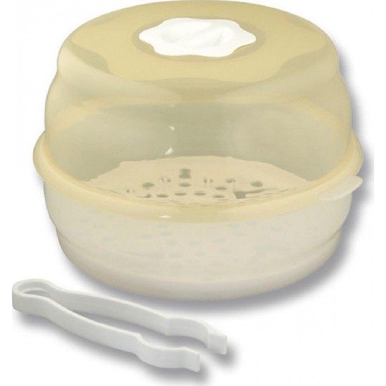 Olympia BS 18 Βρεφικός Αποστειρωτής Μπιμπερό Μικροκυμάτων (98650) Λευκός