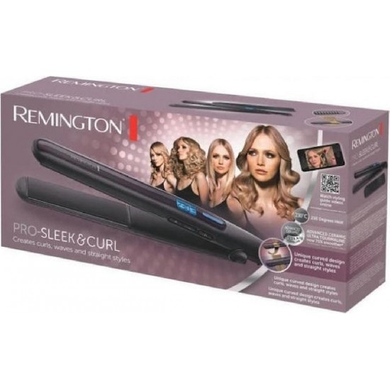 Remington Pro-Sleek & Curl Πρέσα Μαλλιών S6505 (T23-7001368)