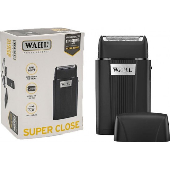 Wahl Professional Super Close Ξυριστική Μηχανή Προσώπου Επαναφορτιζόμενη (3616-0470) Μαύρη