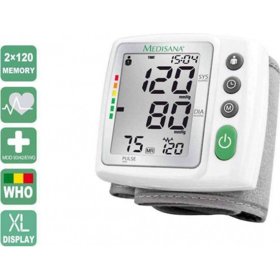 Medisana BW 315 Ψηφιακό Πιεσόμετρο Καρπού με Ανίχνευση Αρρυθμίας