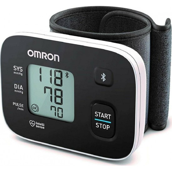 Omron RS3 Intelli IT Ψηφιακό Πιεσόμετρο Καρπού με Bluetooth HEM-6161T-D