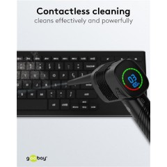 Goobay (61667) Μαύρος Φυσητήρας Χειρός Μπαταρίας 1x2Ah