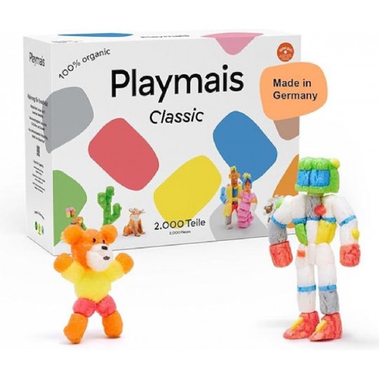 Playmais Classic Σφουγγαράκια Καλαμπόκι 2.000τεμ Αυτοσχεδιασμό 3+ Ετών 160958