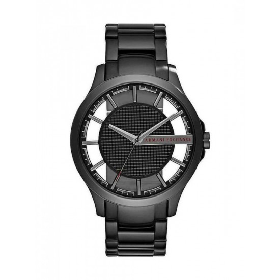 Armani Exchange 46mm Μπαταρίας με Ασημί Μεταλλικό Μπρασελέ (AX2189)