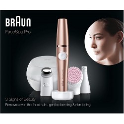 Braun FaceSpa Pro 921 Facial Epilator 3-in-1 Bronze
