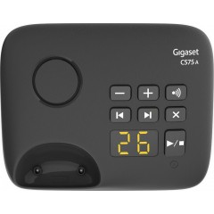 Gigaset C575A Ασύρματο Τηλέφωνο Black