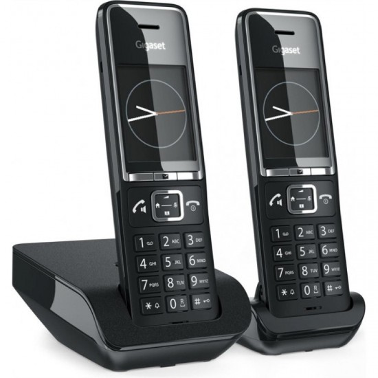 Gigaset Ασύρματο Τηλέφωνο Comfort 550 Duo (L36852-H3001-D204) Black