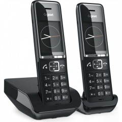 Gigaset Ασύρματο Τηλέφωνο Comfort 550 Duo (L36852-H3001-D204) Black