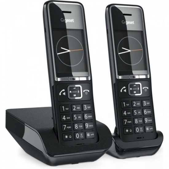 Gigaset Ασύρματο Τηλέφωνο Comfort 550 Duo (L36852-H3001-D204) Black