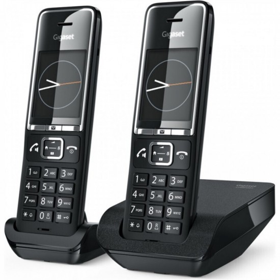 Gigaset Ασύρματο Τηλέφωνο Comfort 550 Duo (L36852-H3001-D204) Black