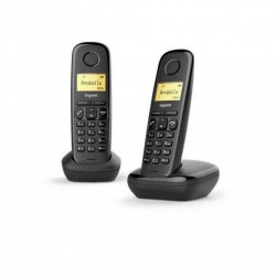 Gigaset Basic 100 Duo Ασύρματο Τηλέφωνο Duo (L36852-H3206-D201) Μαύρο