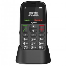 Gigaset GL395 Dual SIM Κινητό με Μεγάλα Κουμπιά (S30853-H1230-R101) Μαύρο