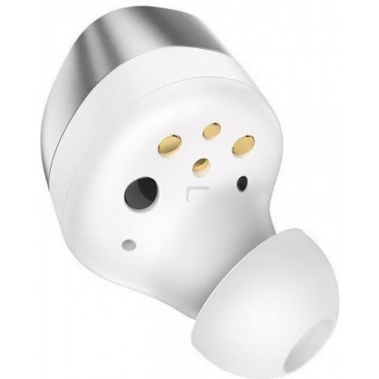 Sennheiser Momentum 4 Over Ear Ασύρματα / Ενσύρματα Ακουστικά  Hi-Fi (700366) White Silver