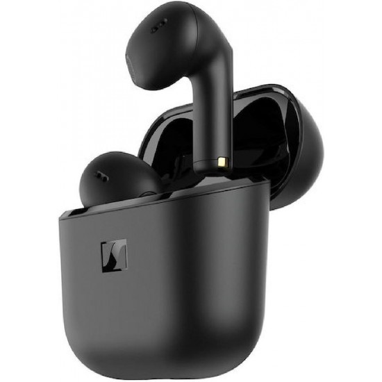 Sennheiser Accentum Open In Ear Bluetooth Handsfree Ακουστικά με Αντοχή στον Ιδρώτα και Θήκη Φόρτισης Black