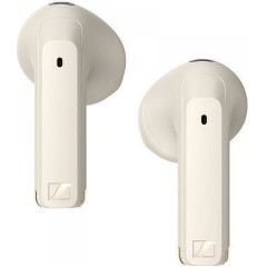 Sennheiser Accentum Open In Ear Bluetooth Handsfree Ακουστικά με Αντοχή στον Ιδρώτα και Θήκη Φόρτισης Cream