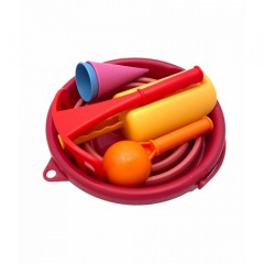 Compactoys Σετ Κουβαδάκι Παραλίας με Αξεσουάρ από Πλαστικό 7τμχ Κόκκινο