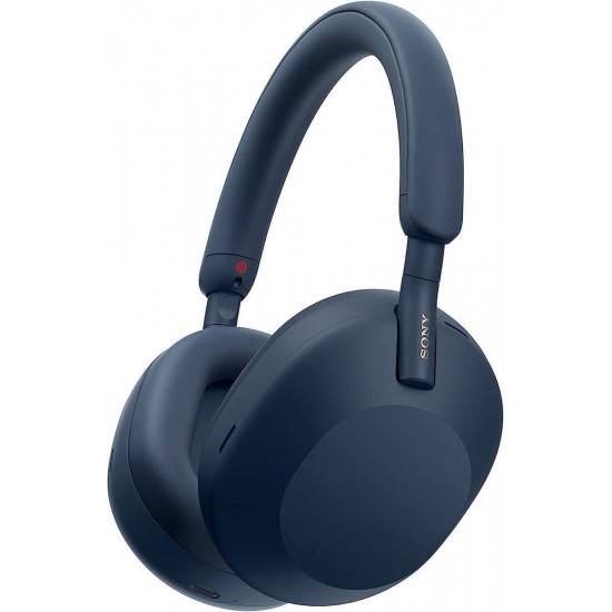Sony WH-1000XM5 Ασύρματα/Ενσύρματα Over Ear Ακουστικά Midnight Blue