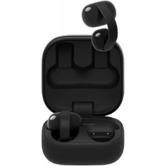 Sony LinkBuds Clip Bluetooth Handsfree Ακουστικά με Αντοχή στον Ιδρώτα και Θήκη Φόρτισης Μαύρα