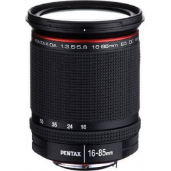 Pentax Crop Φωτογραφικός Φακός HD DA 16-85mm f/3.5-5.6 ED DC WR Wide Angle Zoom για Pentax K Mount Black