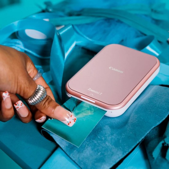 Canon Zoemini 2 Mini Photo Printer Bluetooth (5452C003AA) Rose Gold