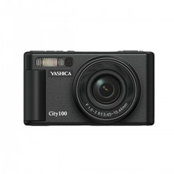 Yashica City 100 Compact Φωτογραφική Μηχανή 64MP Οπτικού Ζουμ 3x (YAS-DGC100-BK) Μαύρη