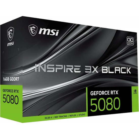 MSI GeForce RTX 5080 Inspire 3X 16GB DDDR7 (912-v531-681)
