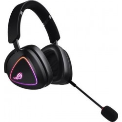 Asus ROG DELTA II Over Ear Wireless/Wired Gaming Headset (90YH03W0-BHUA00) Black